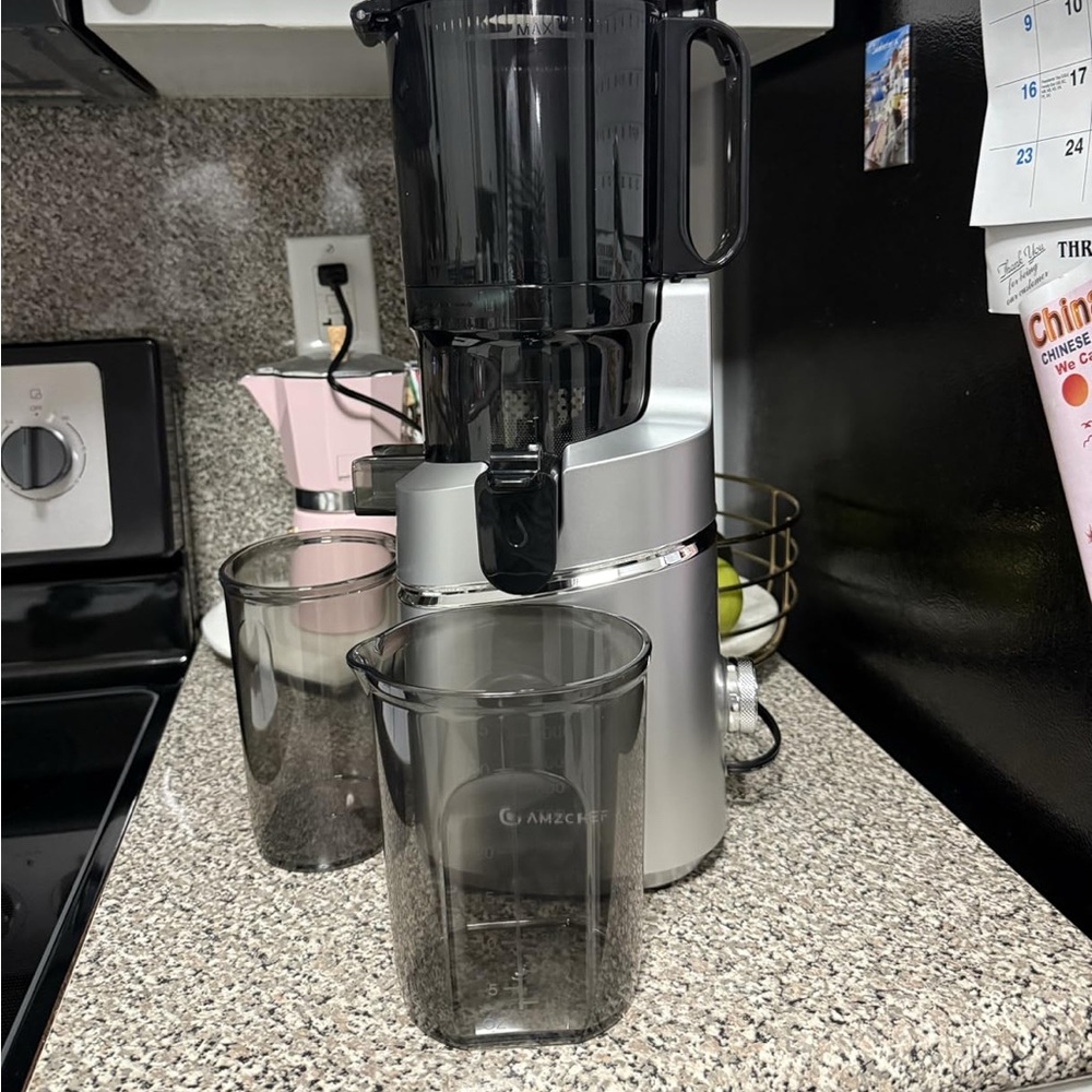 AMZCHEF Silver Juicer Machine - Picture 2 of 3